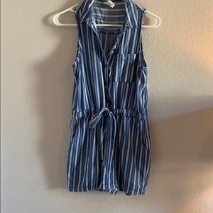 Striped romper